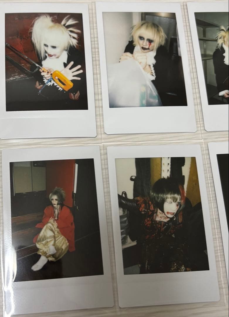 ⑦黒百合と影 烏名鳴 メメント・モリ 哀 チェキ 10枚セット