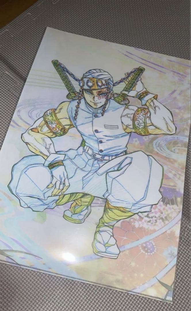 鬼滅の刃 宇髄天元 ランチョンマットケース　最終値下げ 硬質ケースゆうパック】鬼滅の刃 ランチョンマット 宇髄天元 4枚セット