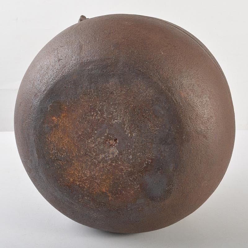 茶道具　釜師　和田美之助造　肩衝釜　共箱　M　R6628B