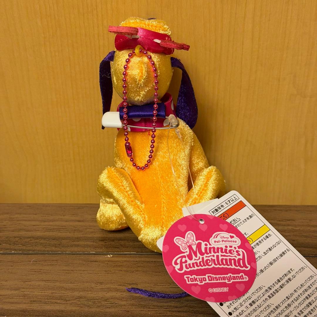 パルパルーザ　ミニーのファンダーランド　ぬいぐるみ　ぬいぐるみバッジ　4点セット