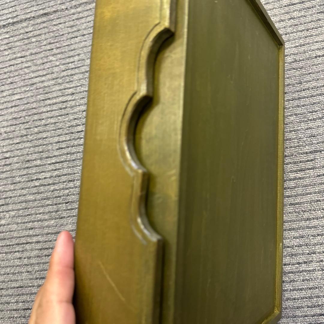 鎌倉彫，烏城彫，植物彫刻の漆器文箱