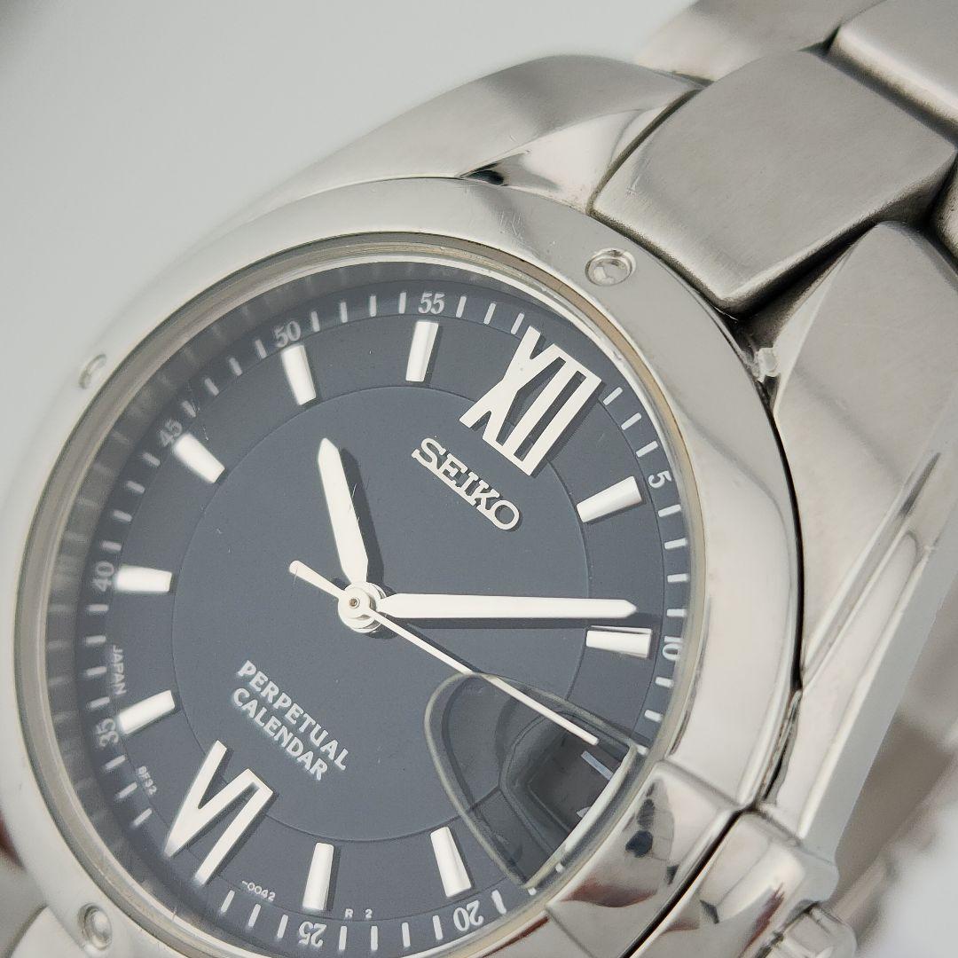 ​電池交換・カレンダー設定済セイコー パーペチュアル 8F32-005A 稼働品