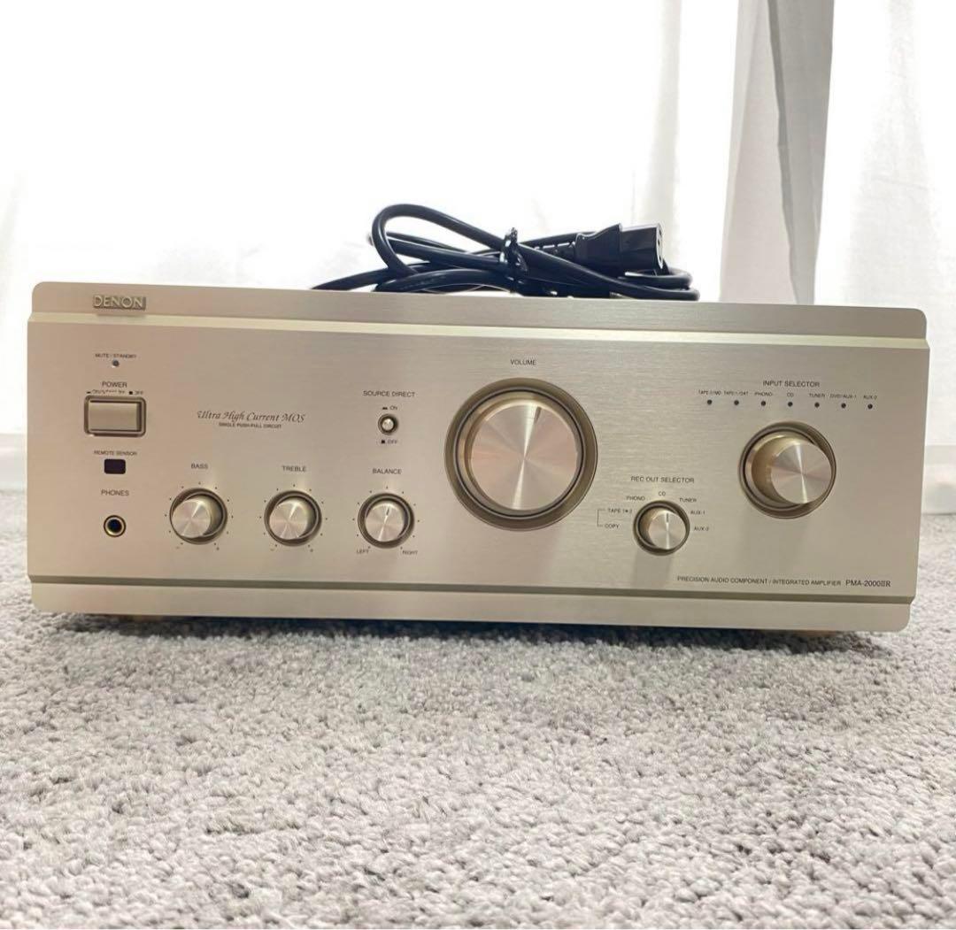 美品】 名機 プリメインアンプ DENON PMA-2000 ⅡR 動作品 - メルカリ
