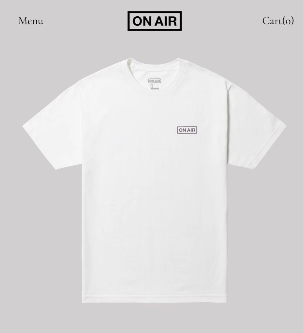 ON AIR Kyne Circle S/SL Tee (ホワイト)｜Kyne Circle S/SL Tee XL レア】