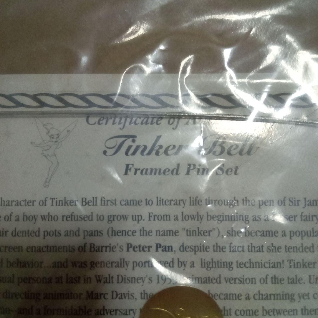 激熱】ティンカーベル フレームピンセット （framed pin set）