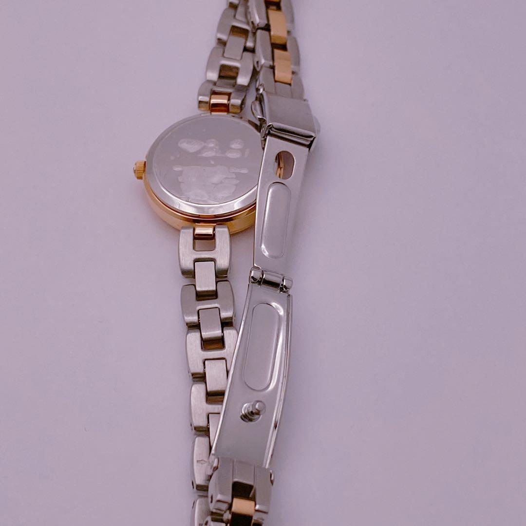 ふたこ様専用】アニエスベー マルチェロ クォーツ デイト ピンクゴールド