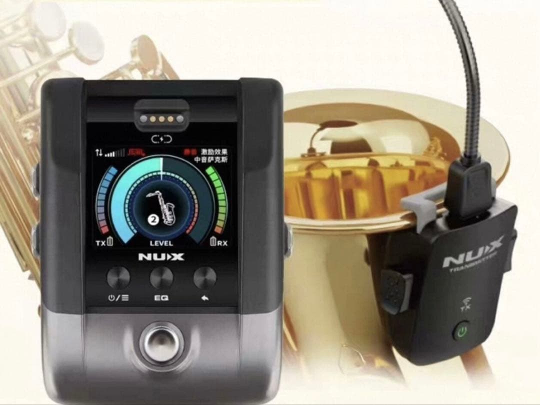 NUX-B6 pro管楽器用サックス用ワイヤレスシステム マイク