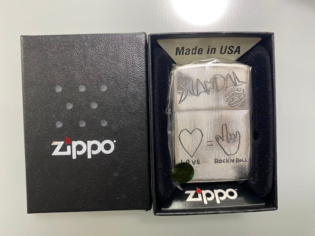 SCANDAL ZIPPO 受注生産限定品 【新品未使用品】と￼付録の写真集