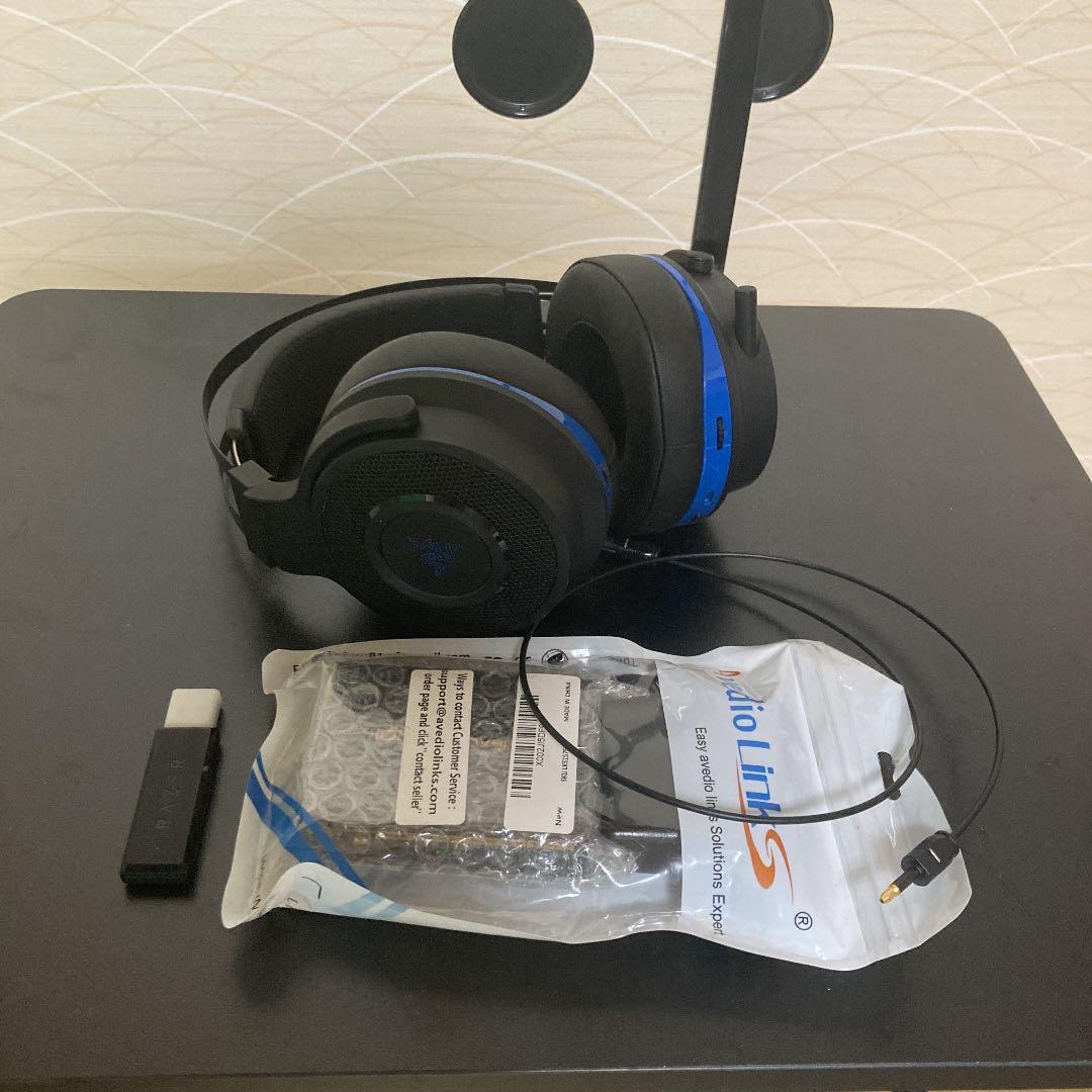 ゲーミングヘッドホン(Razer)とHDMIコンバーター ゲーミングヘッドホン(Razer)とHDMIコンバーター ゲーミングヘッドホン