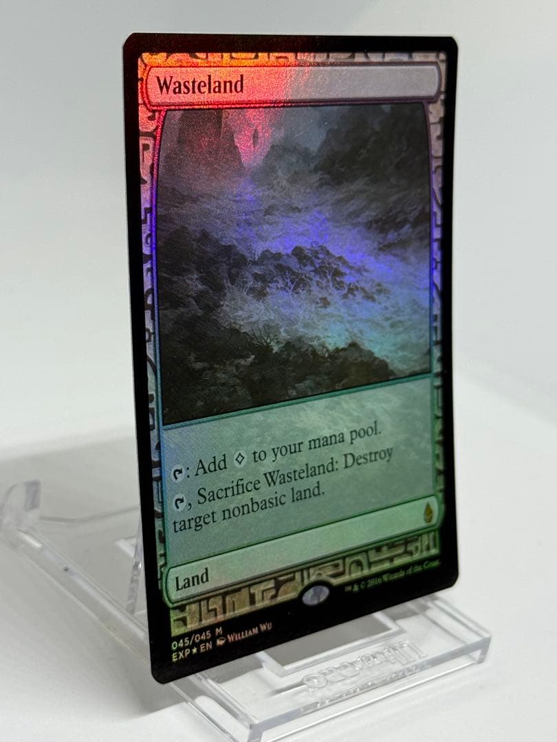 【Foil】《不毛の大地/Wasteland》[EXP]英語