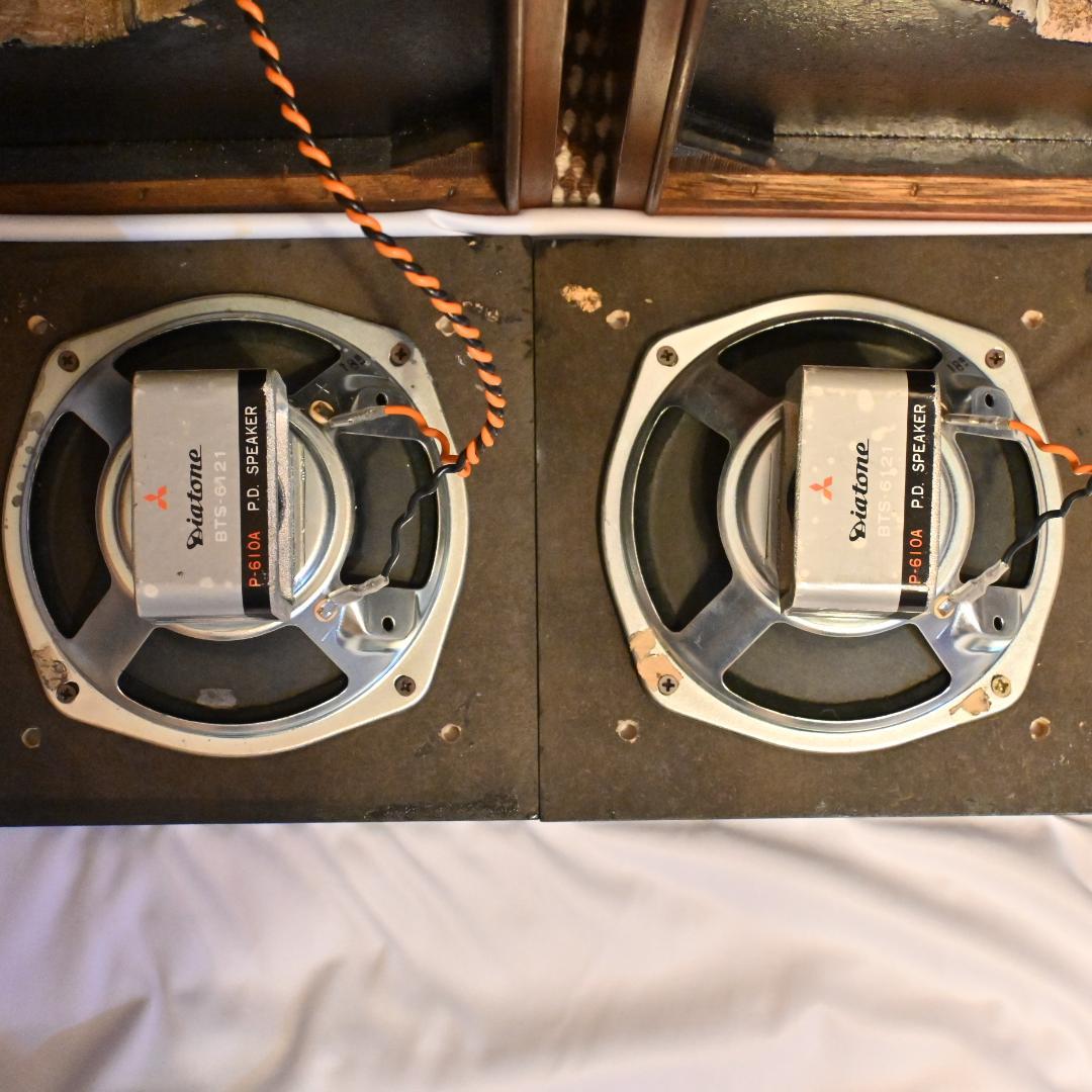 Diatone P610A 再着磁、エッジ交換済、SP-LE8Tエンクロージャー