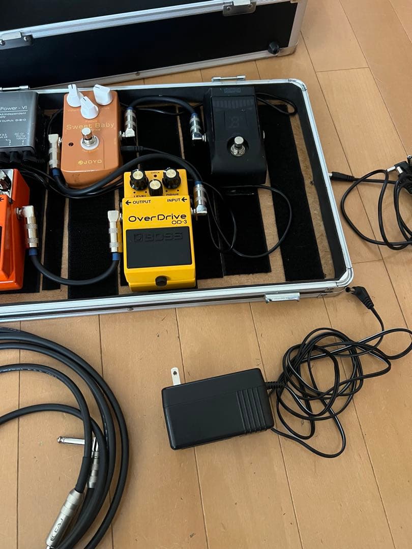 すぐ使える　ギターエフェクター　セット売り(シールド付き)　エフェクターボード