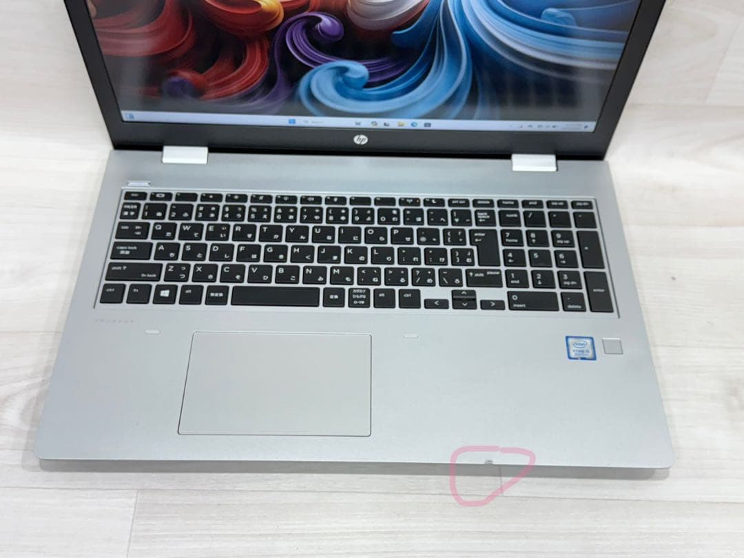 8世代Hp ProBookエイチピーノート i5/8GB/SSD＋HDDフルHD