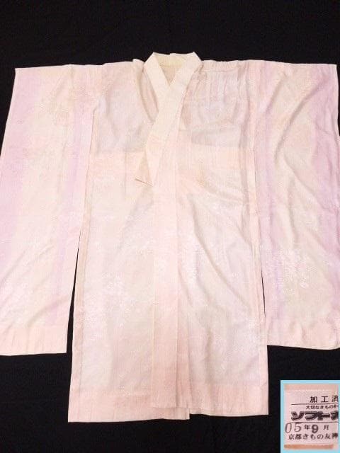 特選！やまと誂 吹綿 振袖 無地 赤 紅☆長襦袢 2点 セット 正絹☆