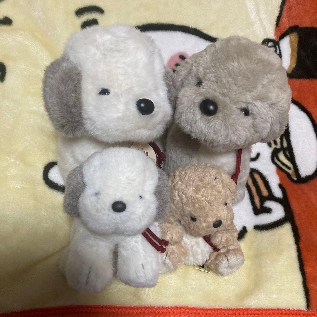 オリエンタルトーイ　うめ吉　ぬいぐるみ　4こセット　中古品
