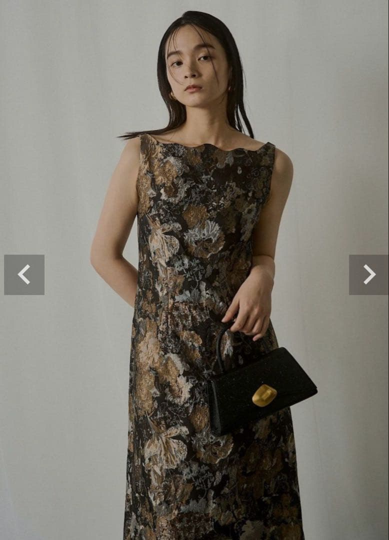 LE’RURE Wandering jacquard dress リルアー