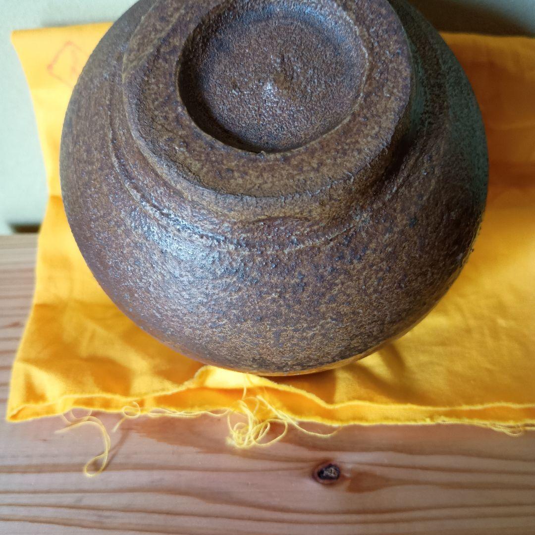 人間国宝 藤原雄 作 備前 茶碗 共箱 共布 栞 最上位作 - メルカリ