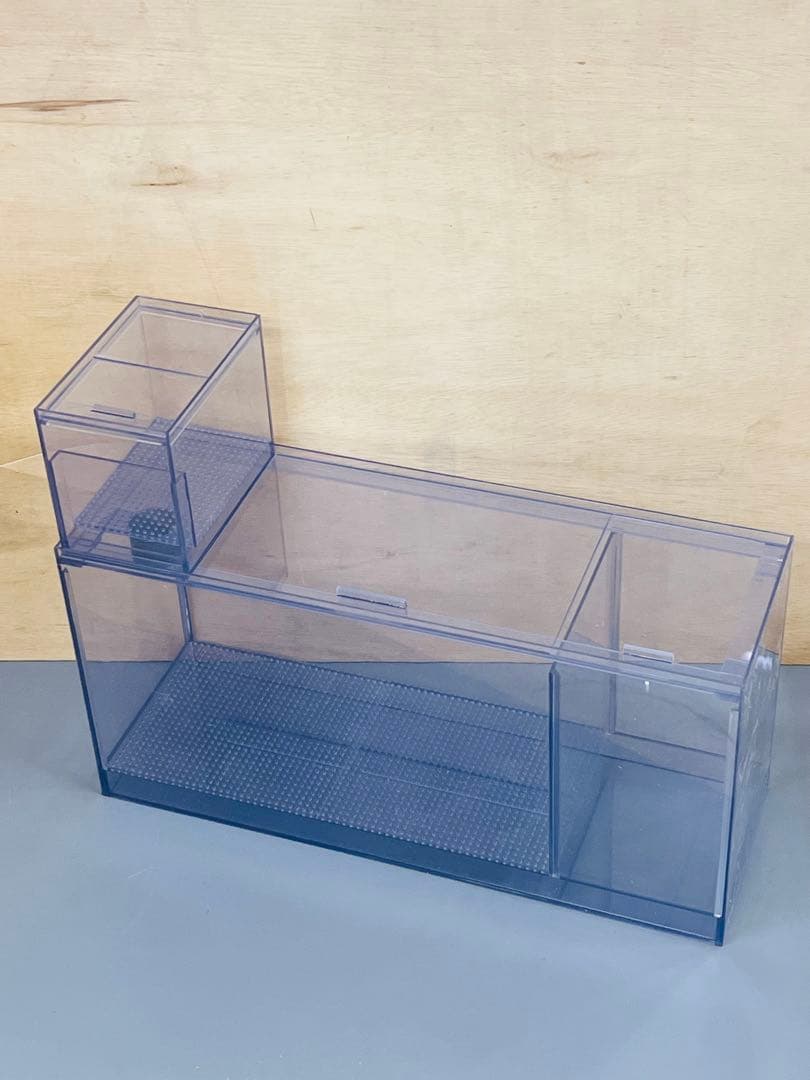 900×300×300㎜オールガラスオーバーフロー水槽セット ブラック/ホワイト