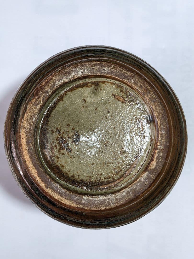 ⭐琉球陶芸 人間国宝 金城次郎初期作 蝦魚紋小壺 コレクション骨董品アンティーク