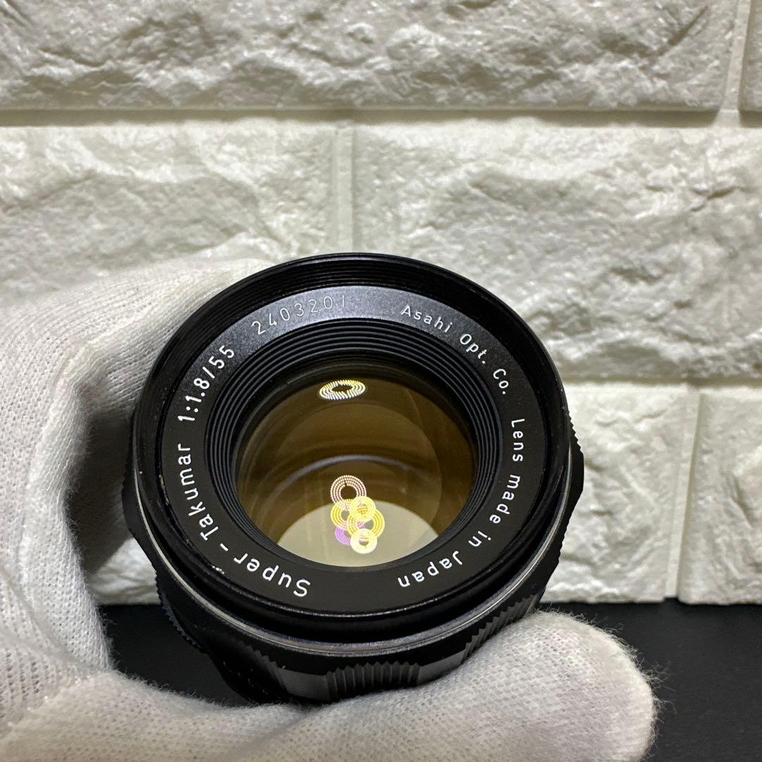 PENTAX Super Takumar 55mm F1.8 M24レンズ 作例有・極美フレア