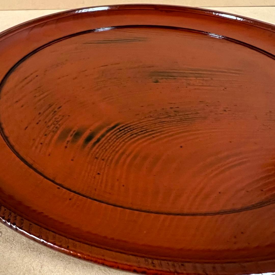 未使用 輪島塗 市中屋 木製漆器 丸盆 2客 茶道具 煎茶道具 正月