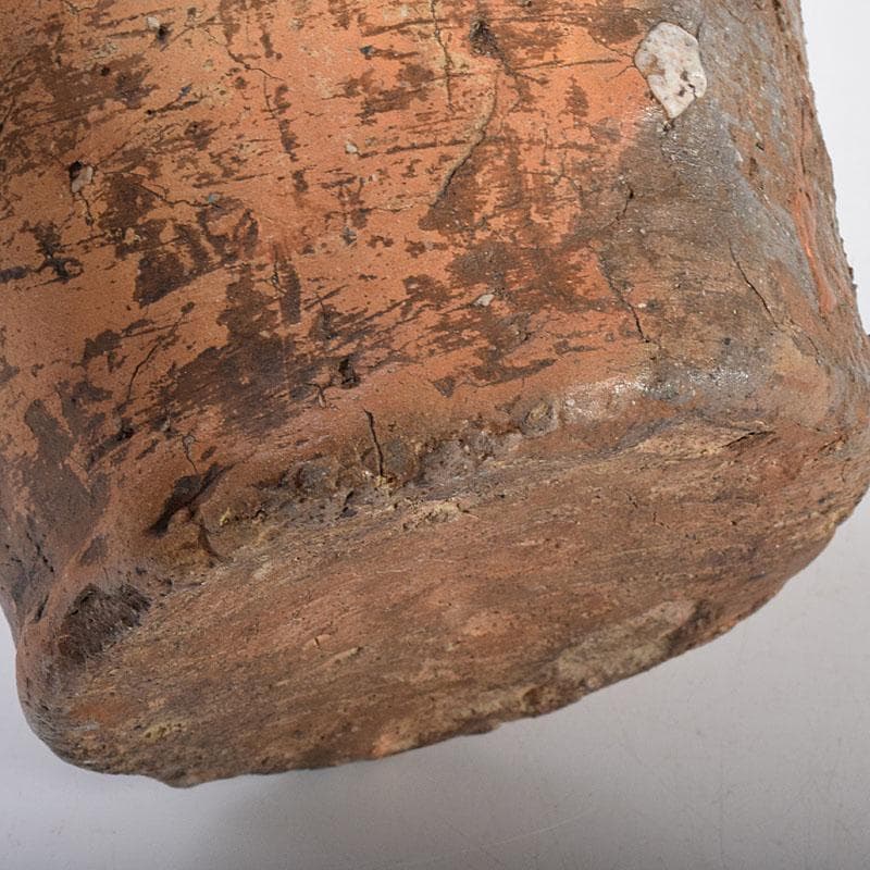 信楽焼 古信楽 蹲（うずくまる）壺 小壺 時代箱 M R7874C