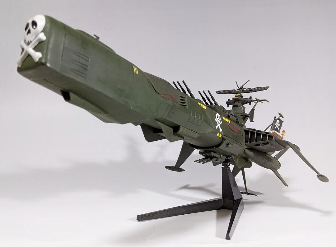 プラモデル バンダイ 1/1000 アルカディア号 組立塗装済