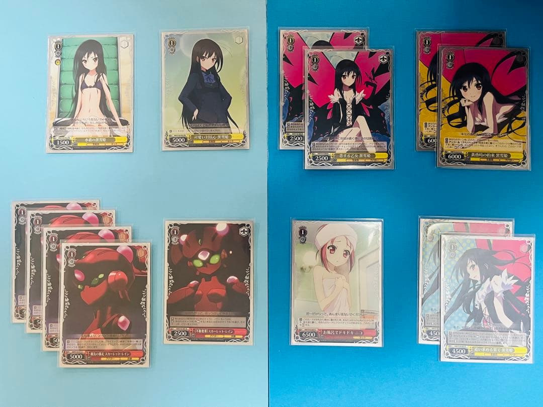 ヴァイスシュヴァルツ アクセルワールドデッキ 黒雪姫スリーブ&デッキパーツ付き
