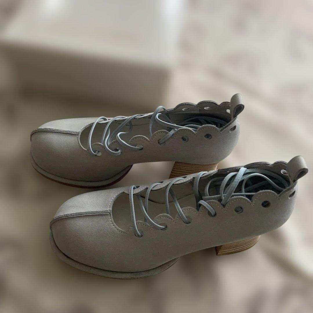 Jane Marple シューズ やや難あり】Jane Marple＊4ストラップシューズ黒Lサイズ