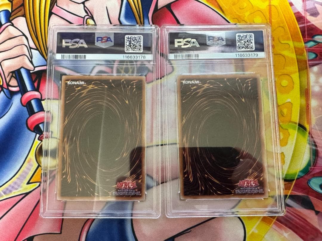 PSA10 竜騎士ブラックマジシャンガール 25th クオシク 連番 絵違い