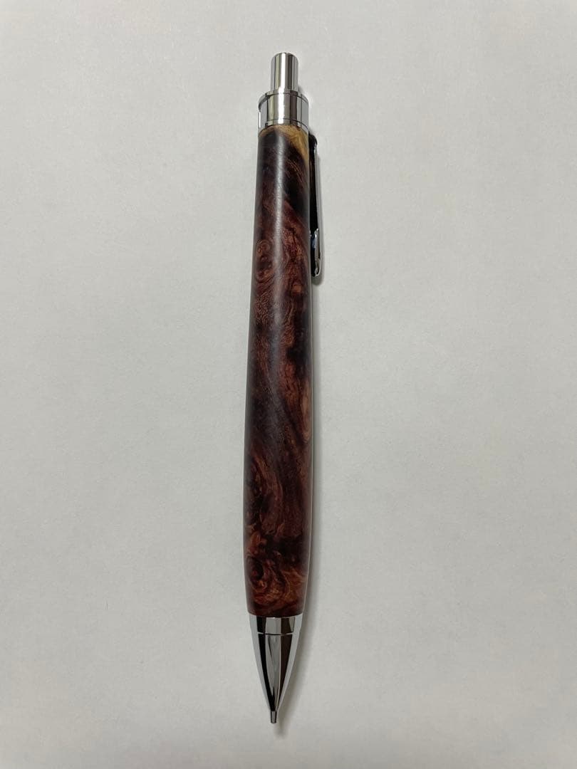 ペン工房翌檜　シャーペン　0.5mm 極上　ホンジュラスローズウッド瘤