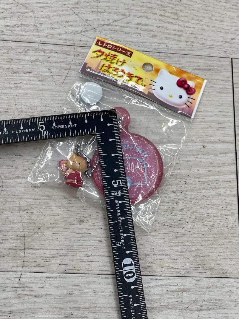 希少 当時物 ハローキティ 夕焼け マスコット付きハンドミラー 7種 03年