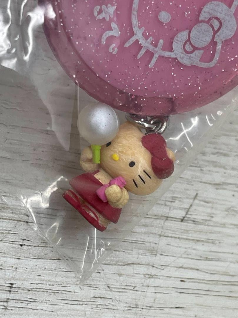 希少 当時物 ハローキティ 夕焼け マスコット付きハンドミラー 7種 03年