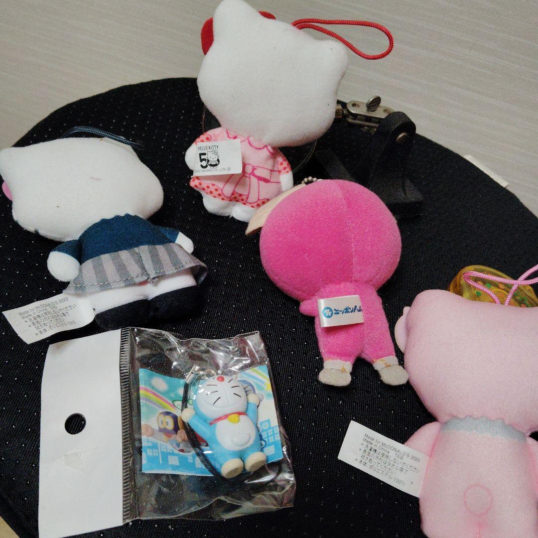 hello Kittyハローキティ ぬいぐるみキーホルダー 5体セット