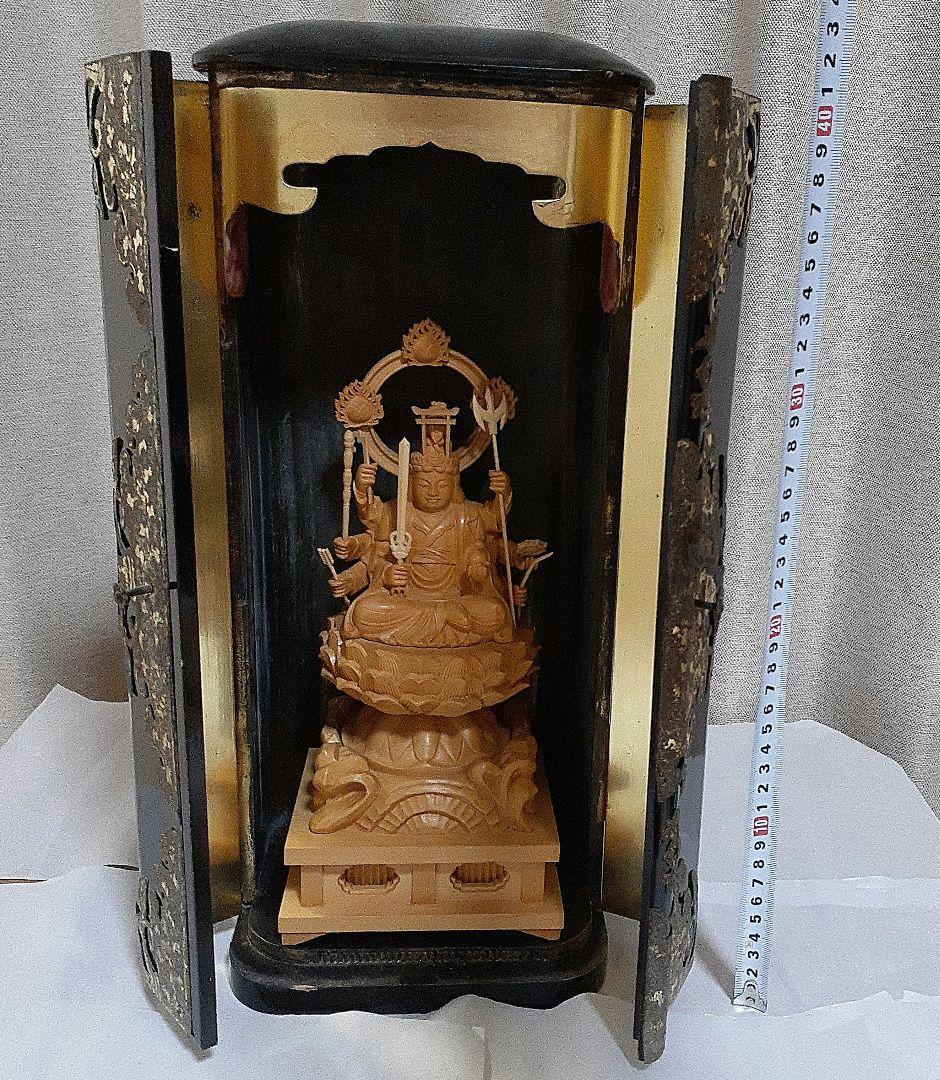 八臂弁財天 仏像 厨子