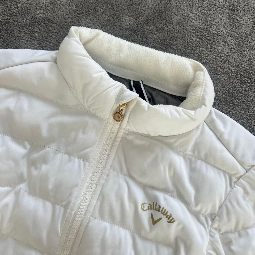 Callaway キャロウェイ　ダウンジャケット　M 白　ゴルフ　レディース
