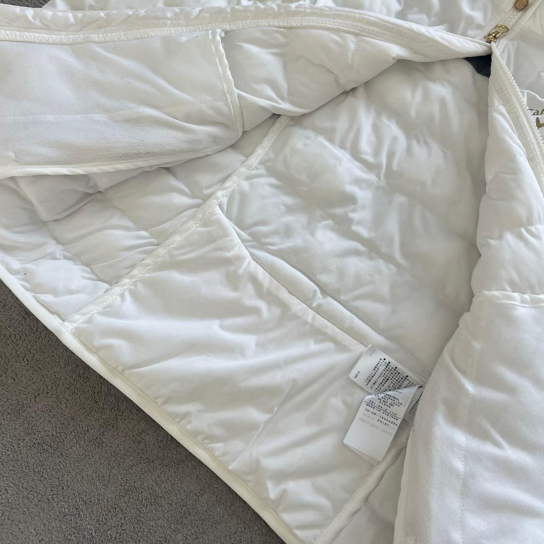 Callaway キャロウェイ　ダウンジャケット　M 白　ゴルフ　レディース