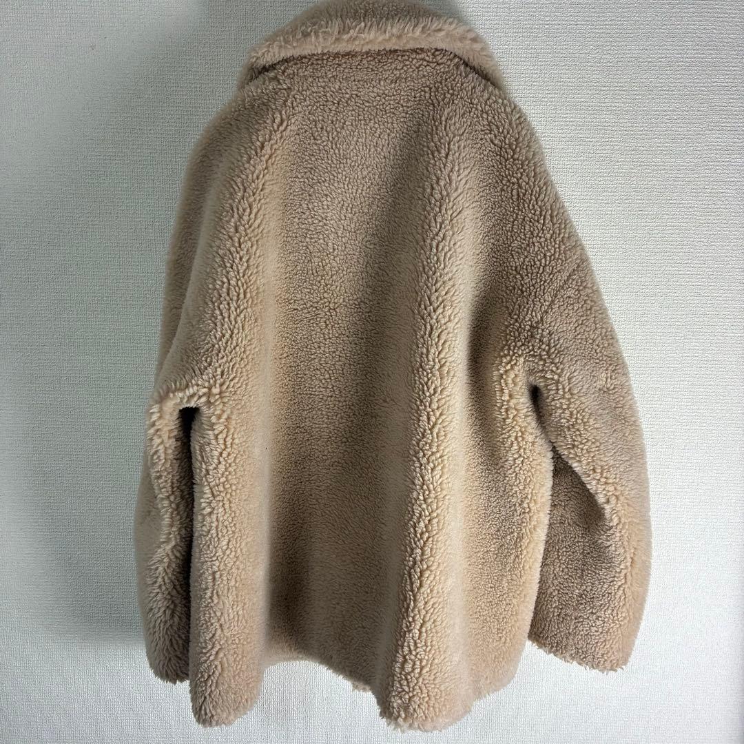 美品✨GINY ジニー SCGINYボアチェスターコート ボアコート ベージュ