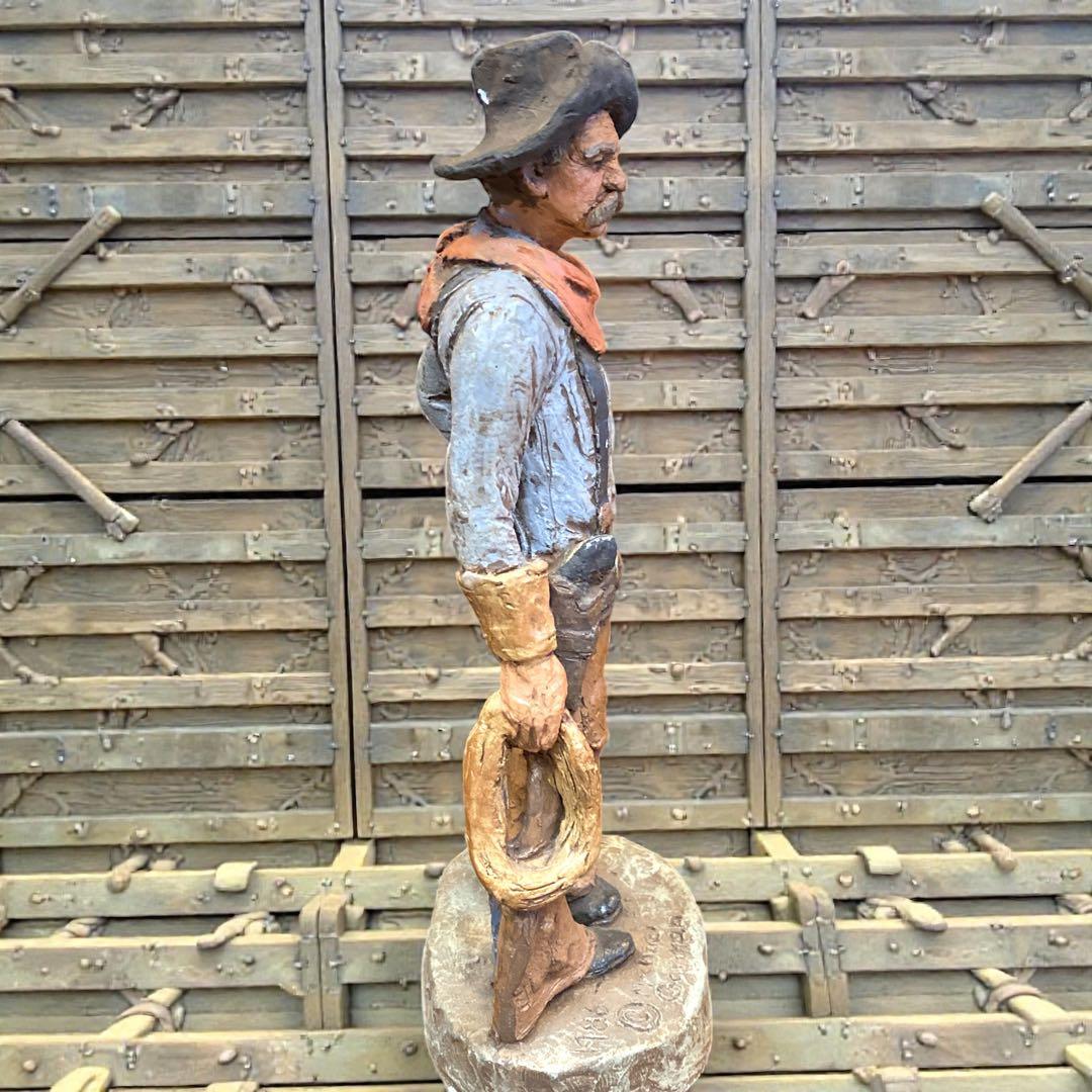 マイケルガーマン オールドアメリカン カウボーイ 彫刻