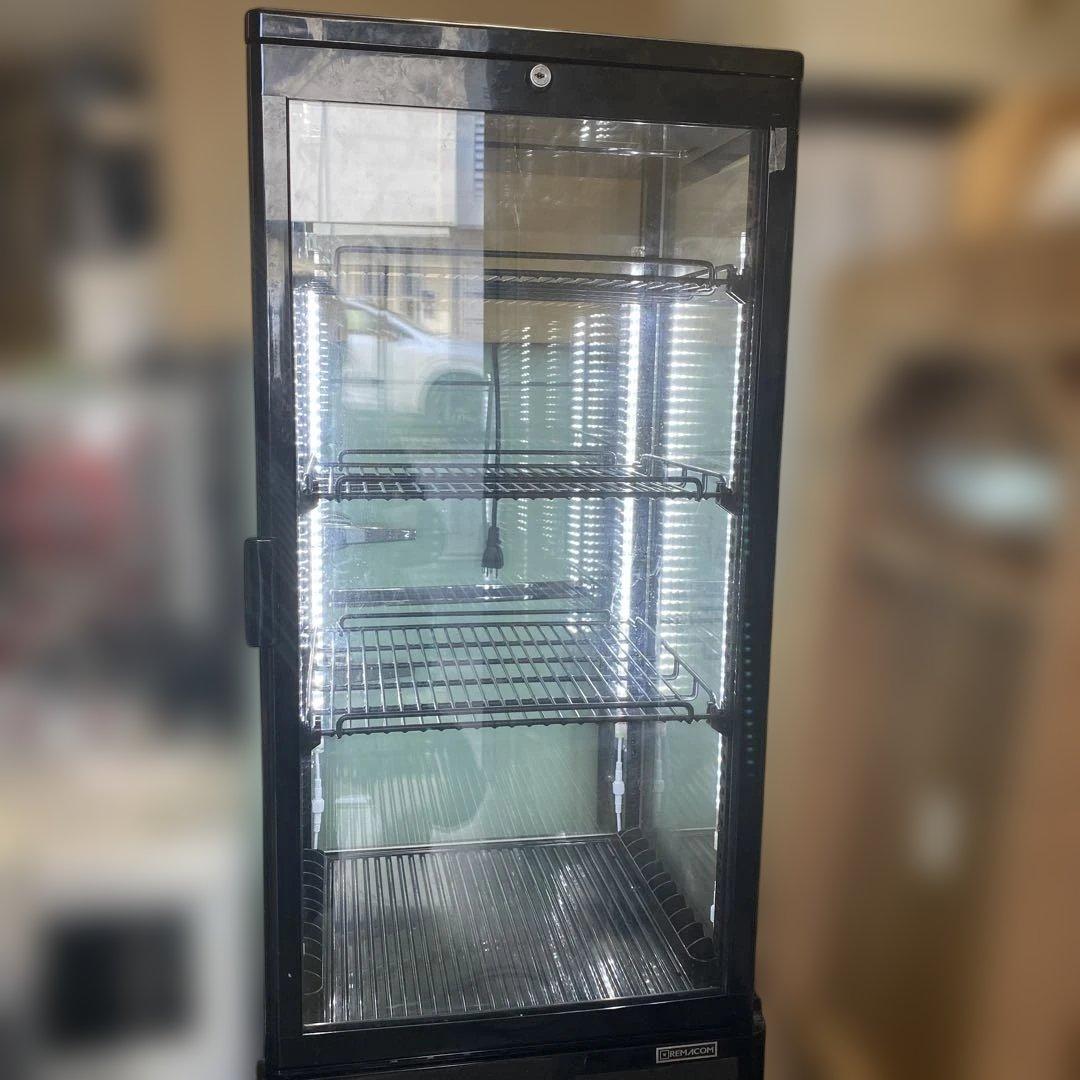 近隣地域限定送料無料❗️105L レマコム製 4面ガラス冷蔵ショーケース