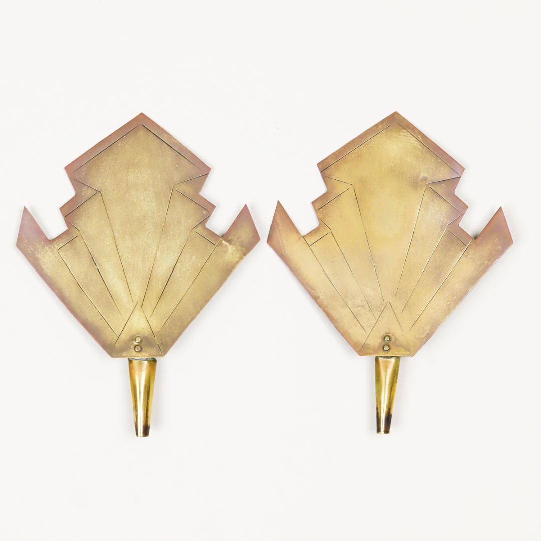 真鍮 熨斗口 神酒口 2対 瓶子 燭台 神具