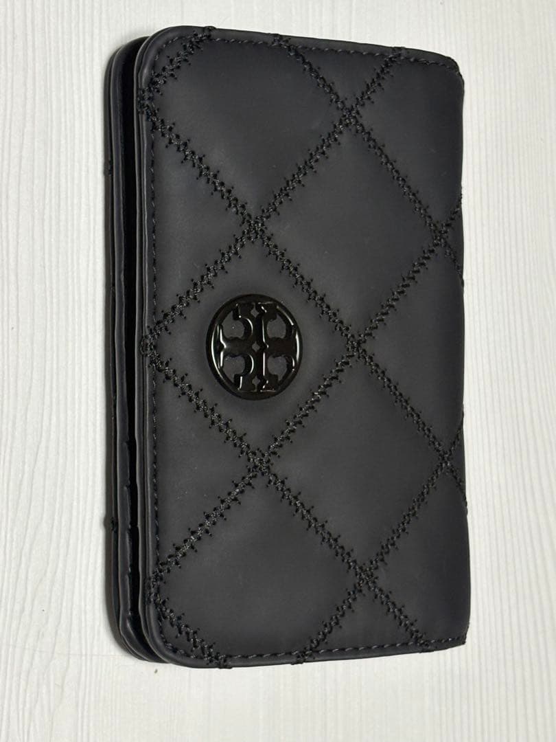 TORY BURCH ブラック キルティング 二つ折り財布