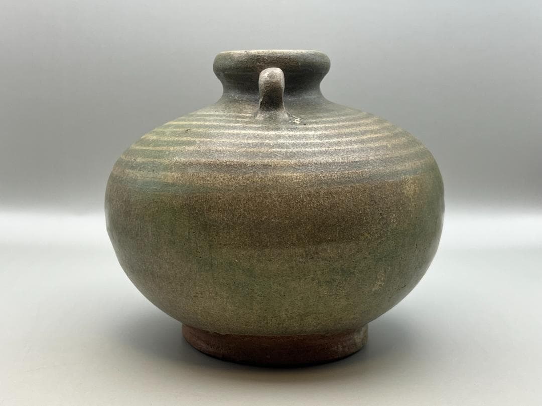 ◼️最強の赤楽茶碗◼️蔵から出て来たミリタリーの様な凄い赤楽茶碗