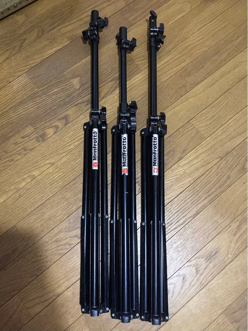 中古マンフロット 001JB 3台セット スタンド manfrotto 三脚 中古