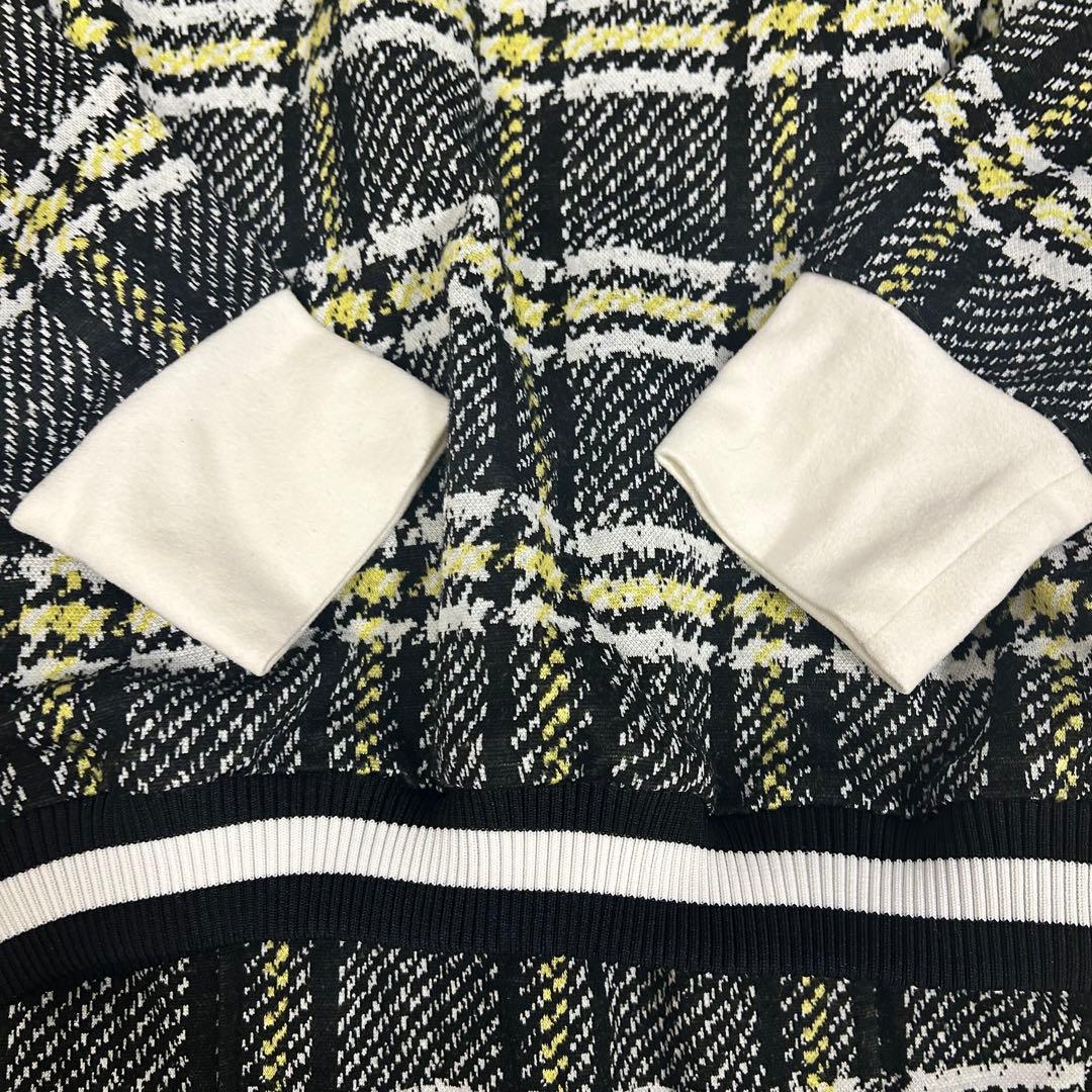 archivioアルチビオ チェック柄長袖セーター＆スカート　セットアップ　40