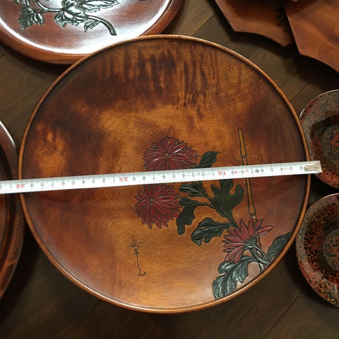 seitusmei　烏城彫　讃岐彫　讃岐漆器　A.B.C.D