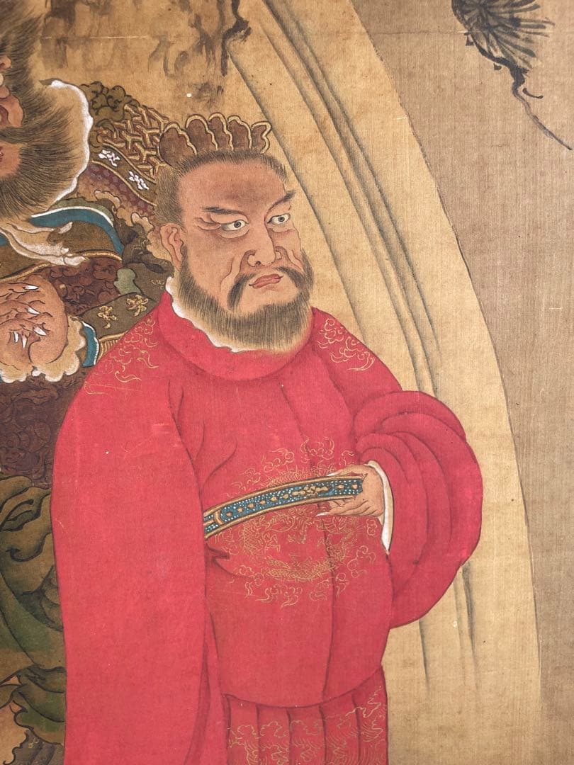 模写】希品 超大幅 鐘馗図 明治～昭和初期 魔除けの神 厄除け 疫病