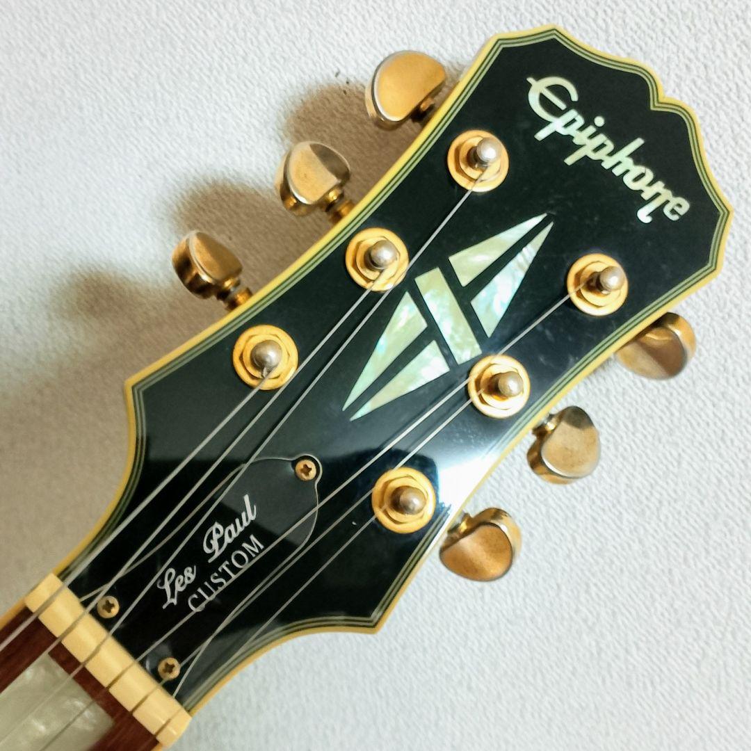 Epiphone　Les Paul Custom Ebony　エレキギター