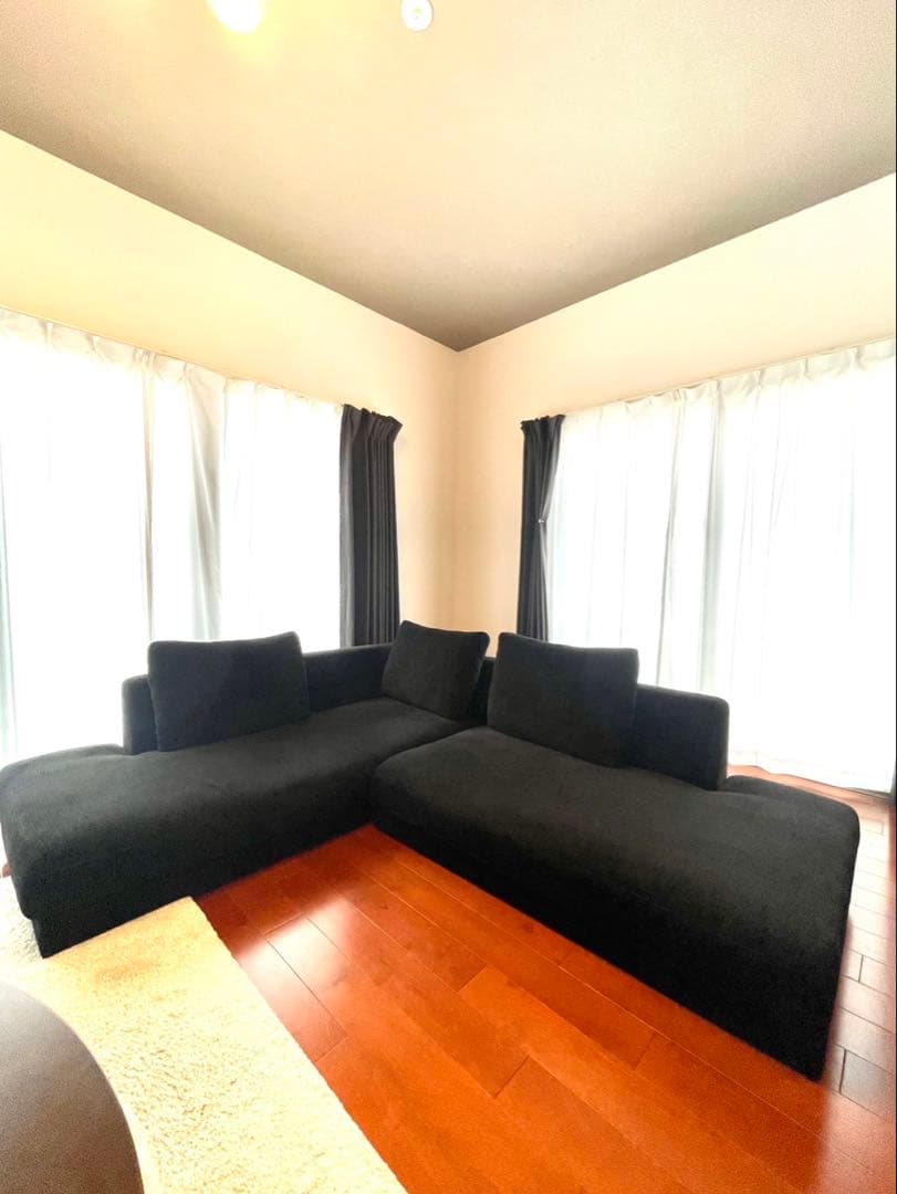 EC.FURNITUREカウチソファ【福岡引取り限定】