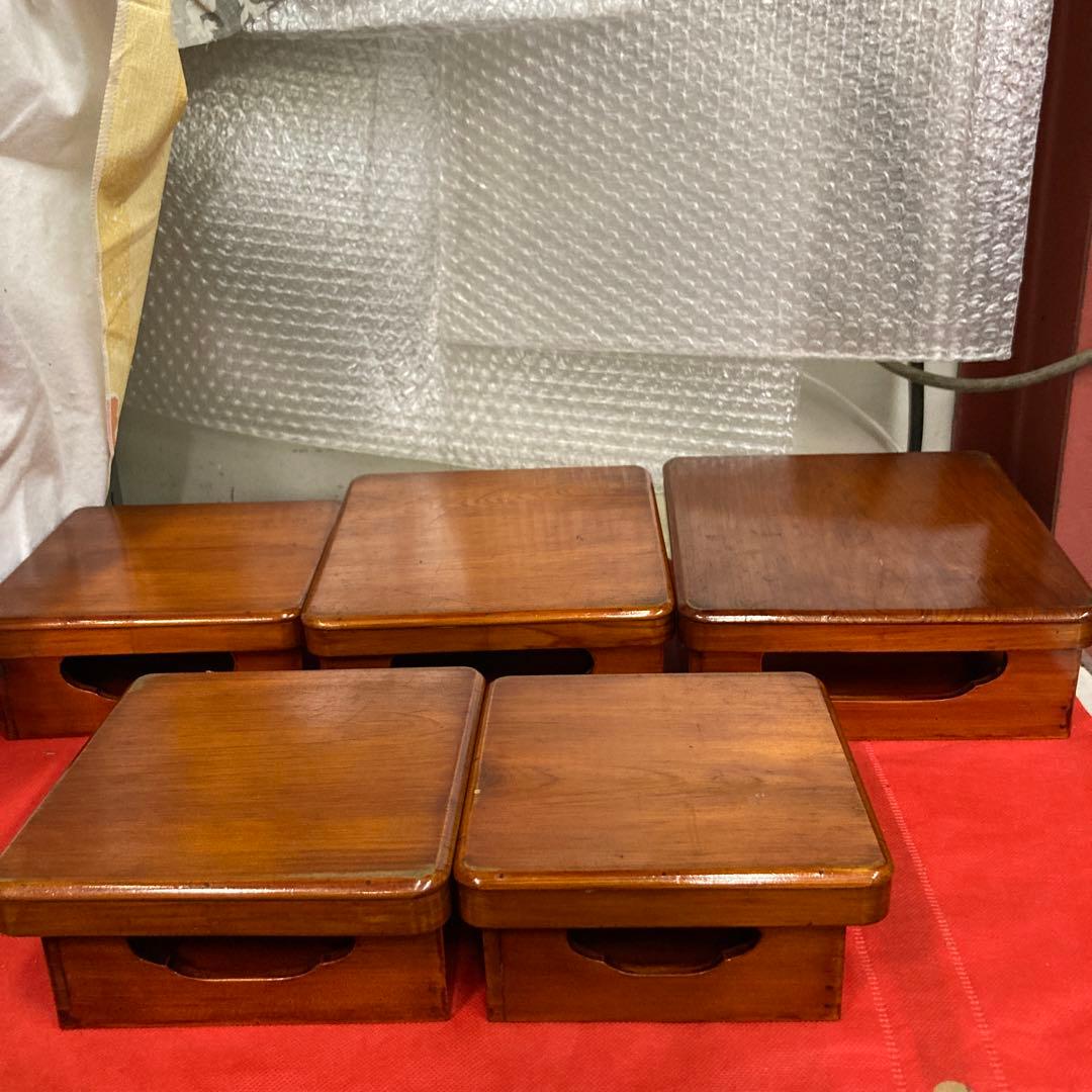 茶道具 煎茶道具 漆器 五段階 重箱 懐石膳 会席膳